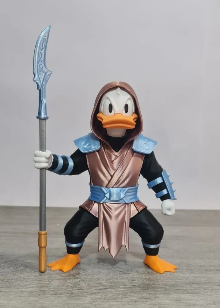 El Pato Guerrero (Rose Gold, Espada Baby Blue)