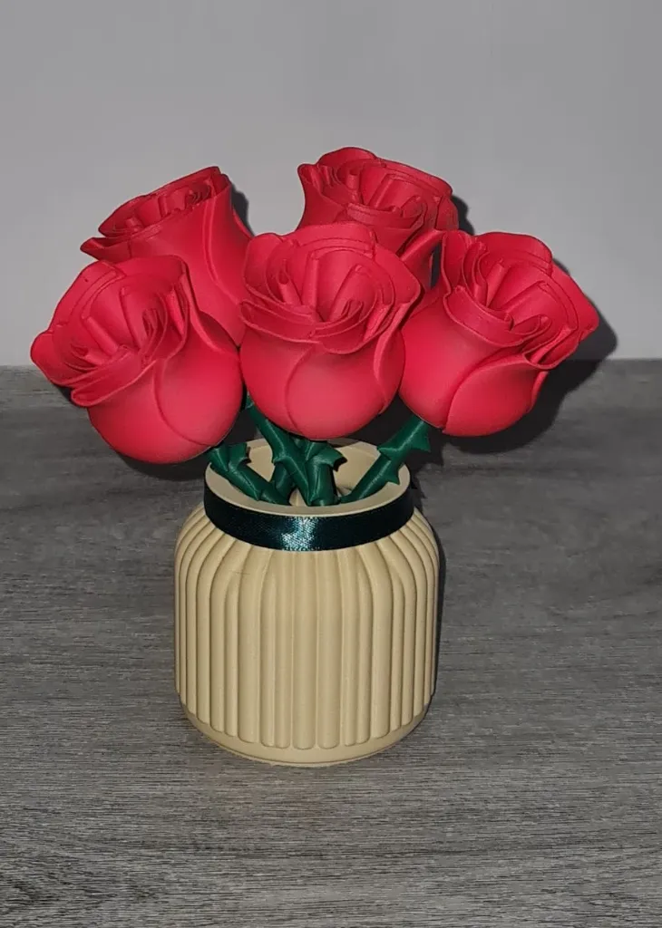 🌹 Un Jardín en Miniatura (Rojo escarlata)